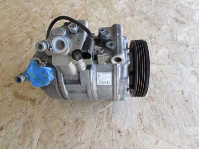BMW AC A/C Air Conditioner Compressor Denso 64526953474 E60 545i 550i E63 645Ci 650i